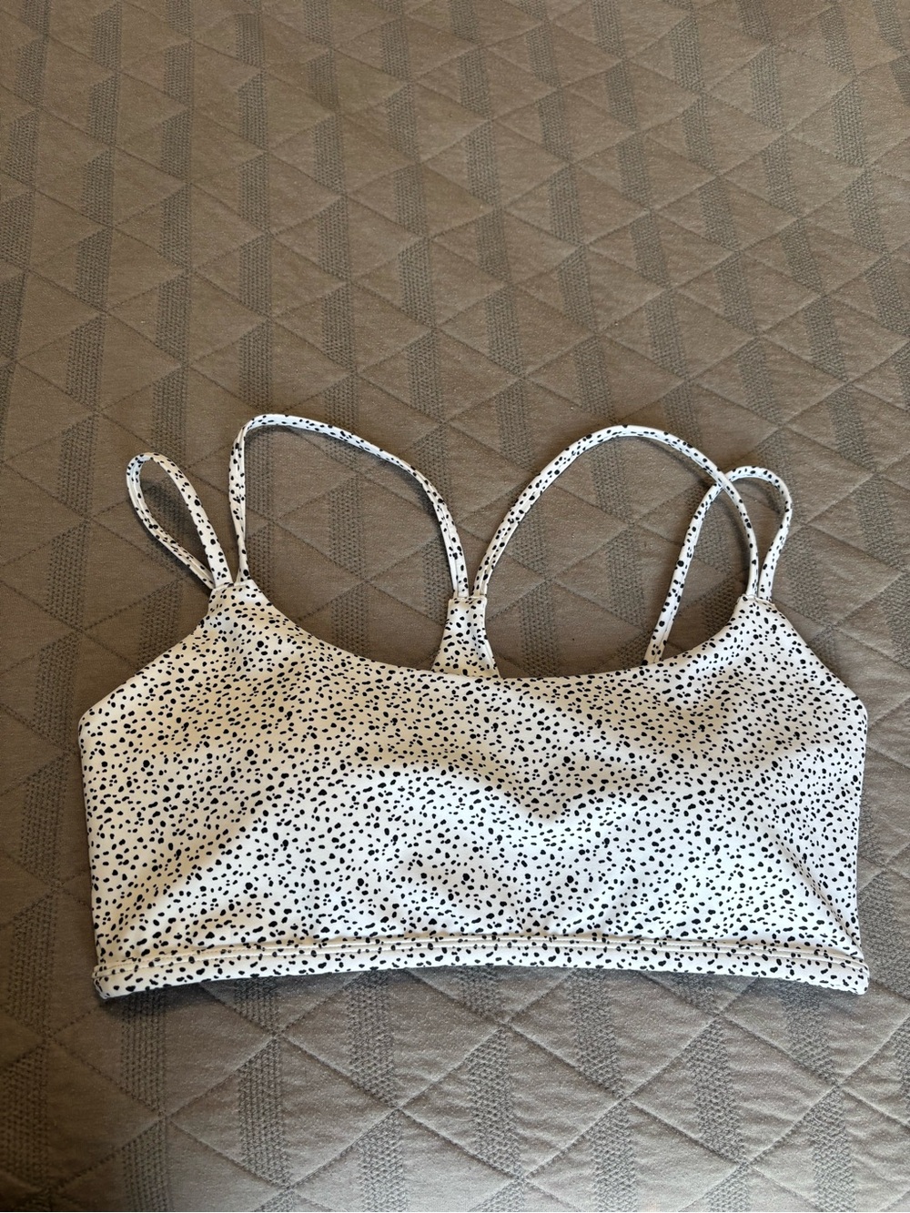 Buffbunny Elysium Dalmatian Sports Bra- Lightweight High Support